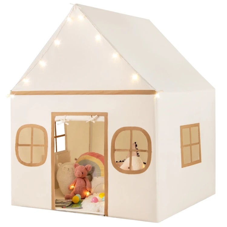Domek do zabawy dla dzieci ze światełkami