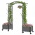 Łuk ogrodowy z kratką do roślin pnących pergola