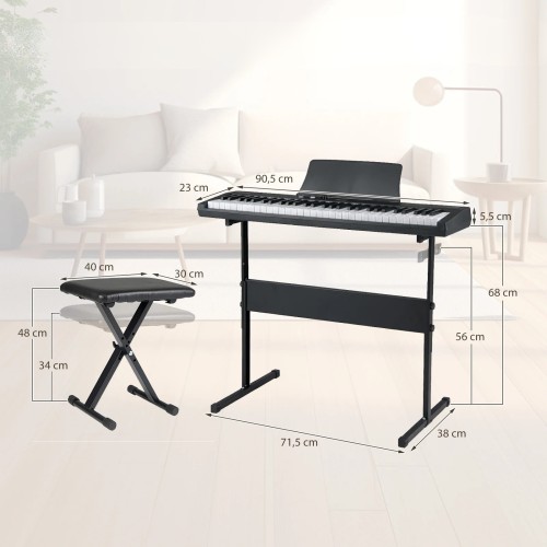 61-klawiszowy keyboard z podstawką