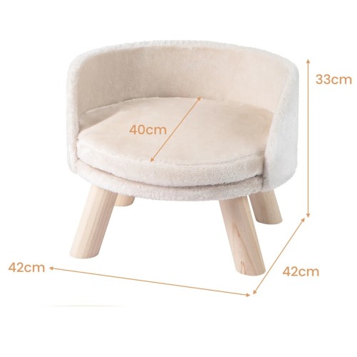 Tapicerowana sofa dla zwierząt