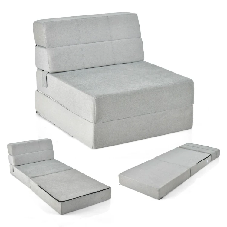 Rozkładana sofa z pianki Kanapa 3 w 1