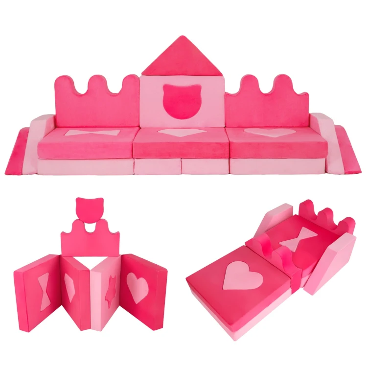 Modułowa 14-częściowa sofa dziecięca