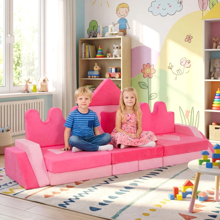 Modułowa 14-częściowa sofa dziecięca