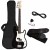 Elektryczna gitara basowa z futerałem