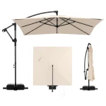 Parasol ogrodowy z wysięgnikiem