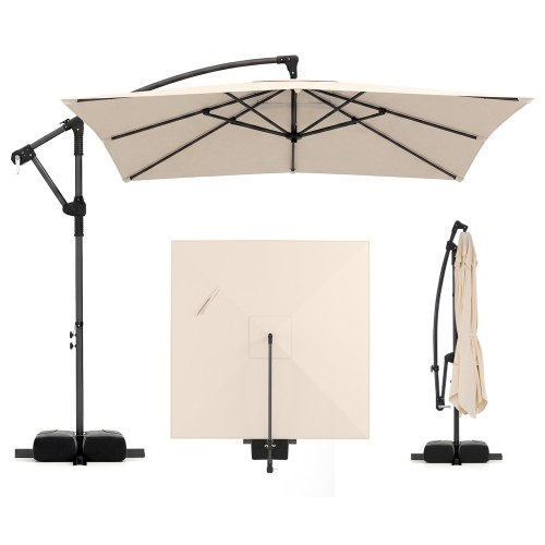 Parasol ogrodowy z wysięgnikiem