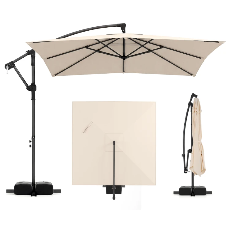 Parasol ogrodowy z wysięgnikiem