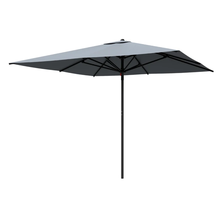 Kwadratowy parasol ogrodowy z pokrowcem ochronnym