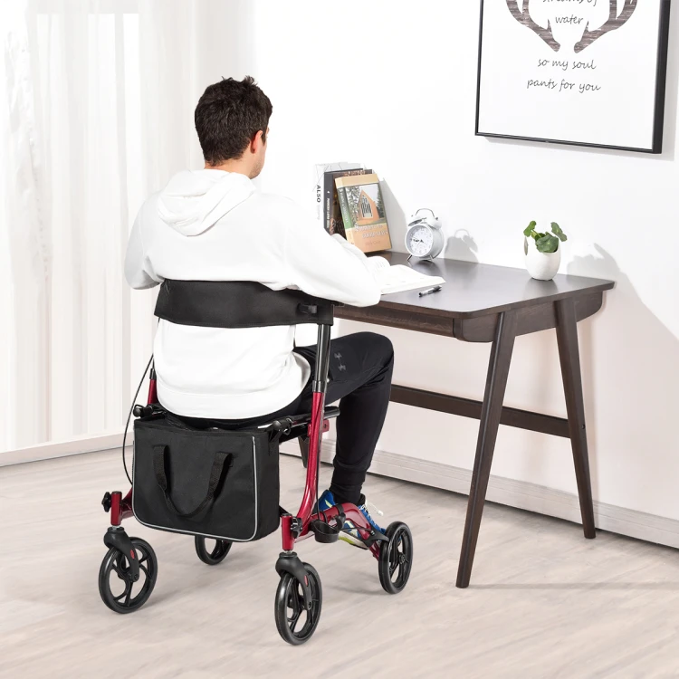 Lekki aluminiowy rollator z regulacją wysokości