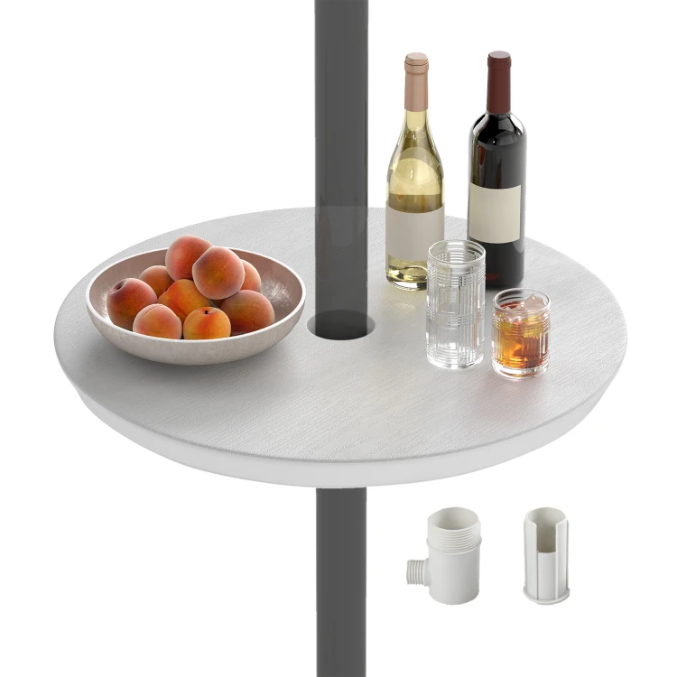 Regulowany stolik pod parasol ogrodowy