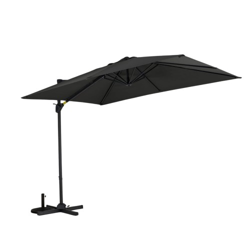Prostokątny parasol z wysięgnikiem