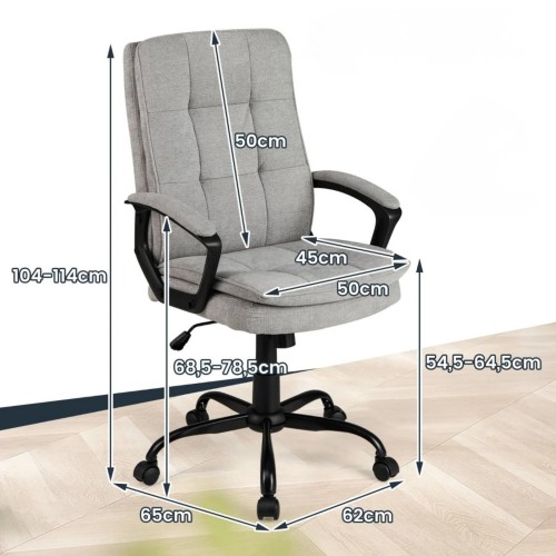Ergonomiczne obrotowe krzesło biurowe