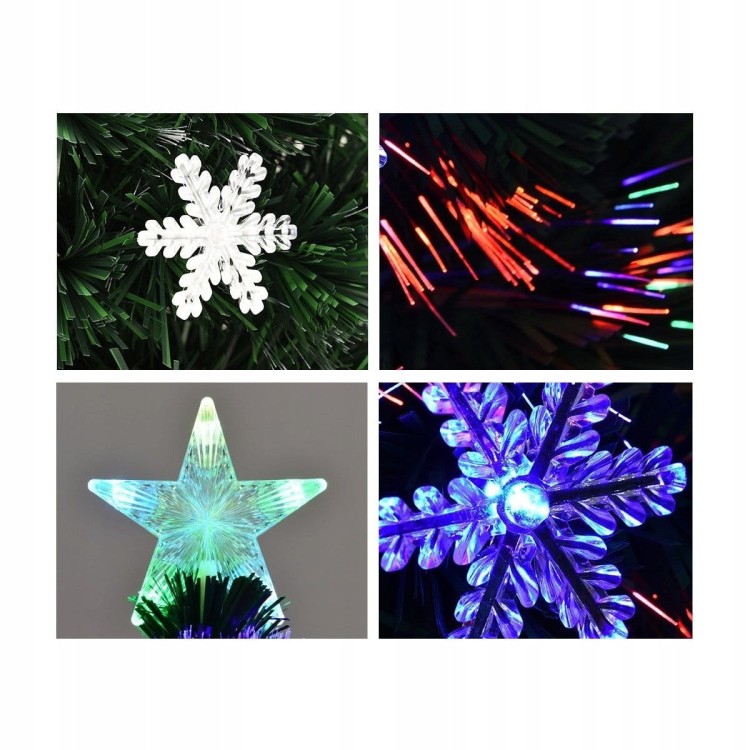 Sztuczna choinka z lampkami LED 150cm