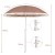 Parasol plażowy z frędzlami 160 cm - składany z pokrowcem