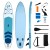 Dmuchana deska SUP stand up paddle niebieska - komplet