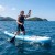 Dmuchana deska SUP stand up paddle niebieska - komplet