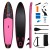 Dmuchana deska SUP stand up paddle różowa- komplet