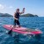 Dmuchana deska SUP stand up paddle różowa- komplet