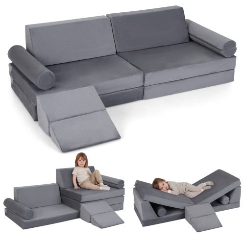 10-częściowa modułowa sofa dla dzieci