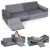 10-częściowa modułowa sofa dla dzieci