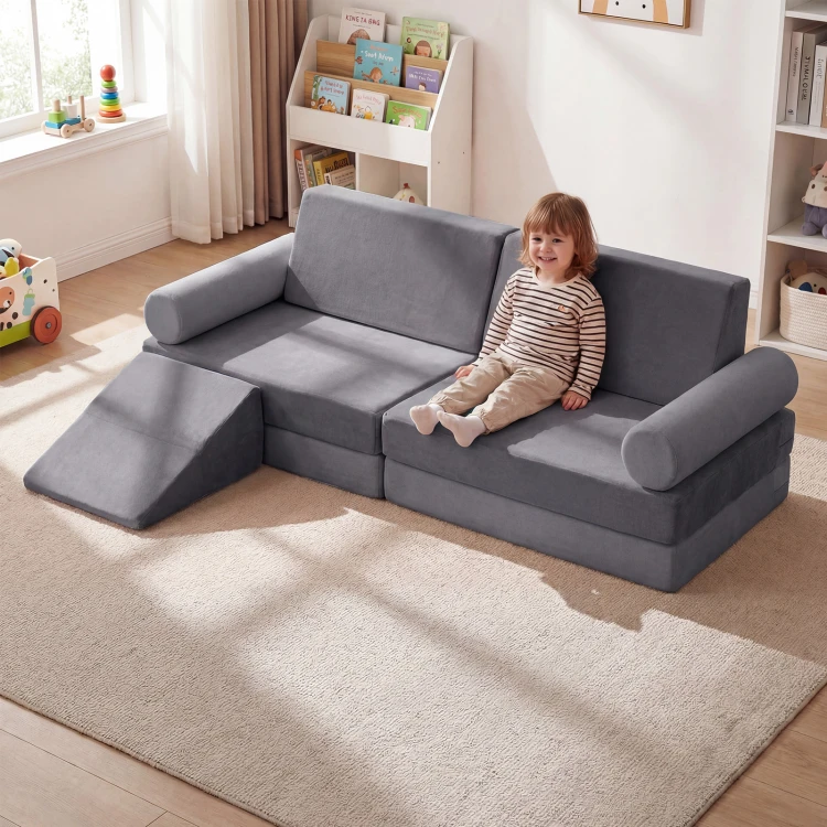 10-częściowa modułowa sofa dla dzieci