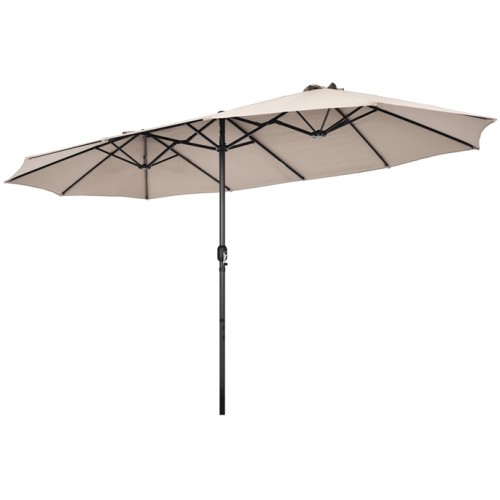 Podwójny parasol ogrodowy na taras 470 cm