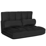 Rozkładana sofa podłogowa z regulowanym oparciem