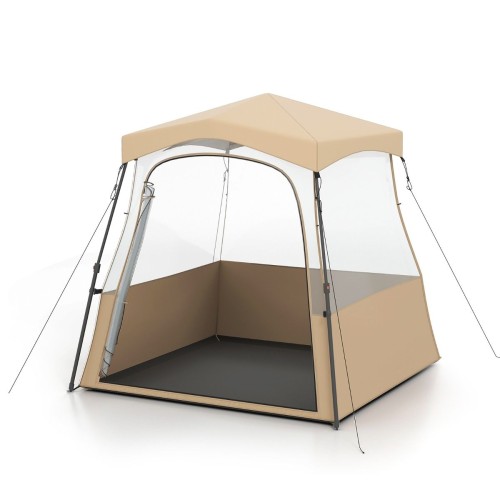 Przezroczysty namiot kempingowy typu pop-up 183 x 135 x 175 cm