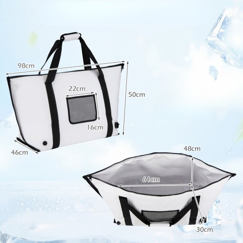 Wodoodporna torba na ryby 60L