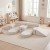 10-częściowa modułowa sofa dziecięca z zamszowym pokrowcem