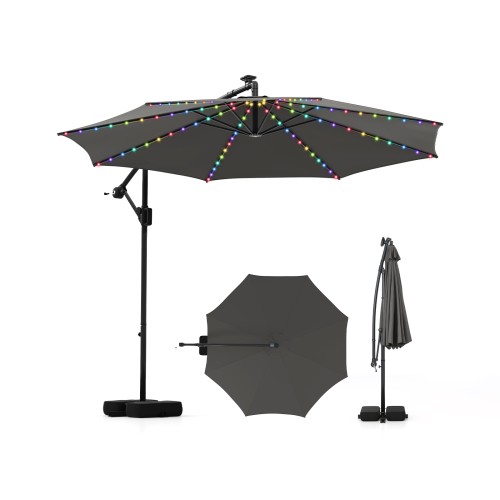 Parasol ogrodowy z LED