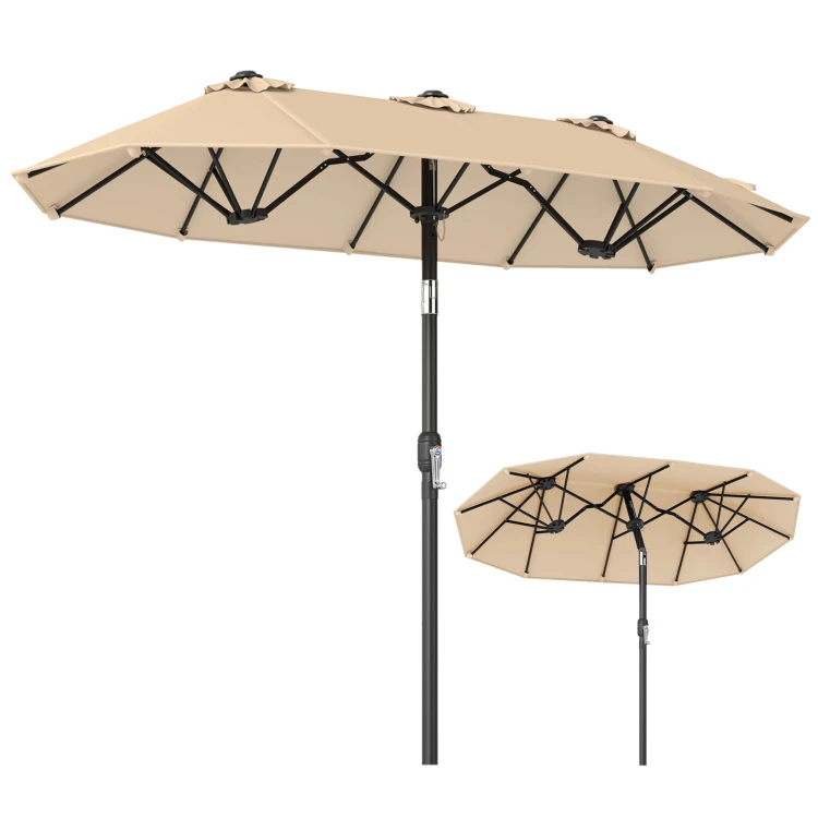 Podwójny parasol ogrodowy