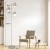 Lampa podłogowa z 3 kloszami 163 cm