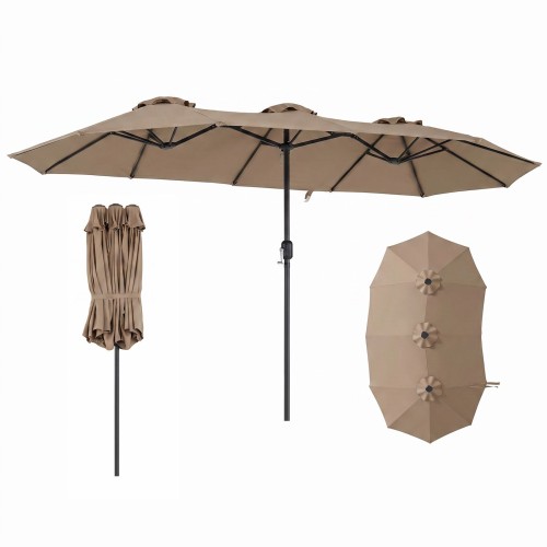 Szeroki parasol ogrodowy