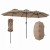 Szeroki parasol ogrodowy