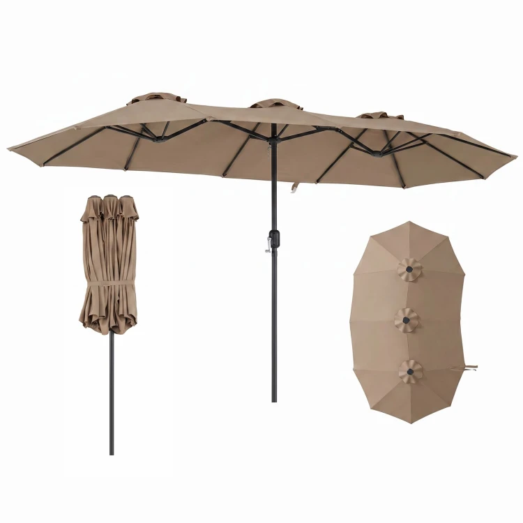 Szeroki parasol ogrodowy