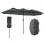 Szeroki parasol ogrodowy