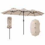 Szeroki parasol ogrodowy 