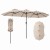Szeroki parasol ogrodowy