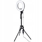 Lampa pierścieniowa fotograficzna led ze statywem