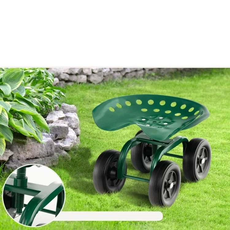 Obrotowy taboret ogrodowy 360°