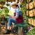 Obrotowy taboret ogrodowy 360°
