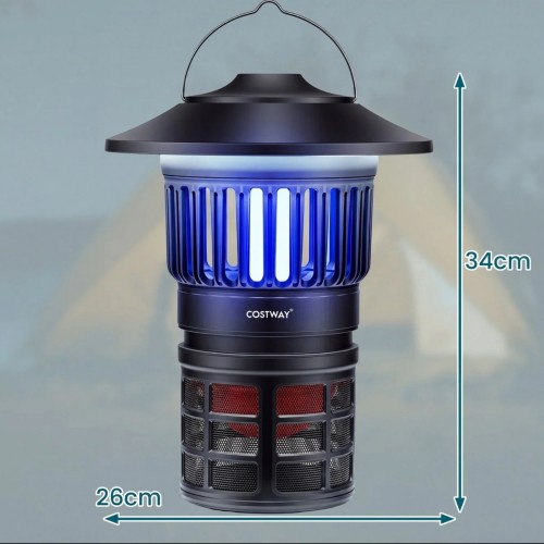 Lampa ogrodowa na komary