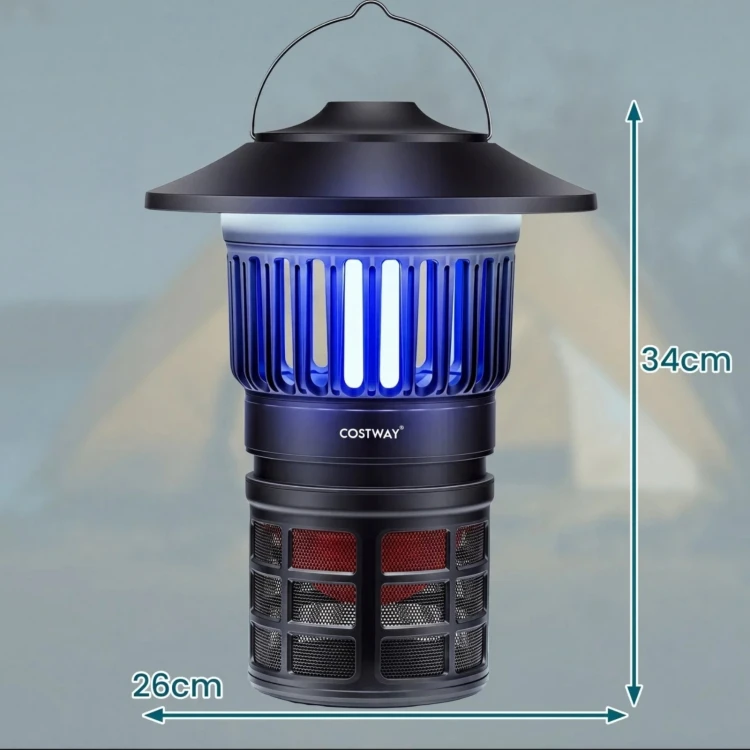 Lampa ogrodowa na komary