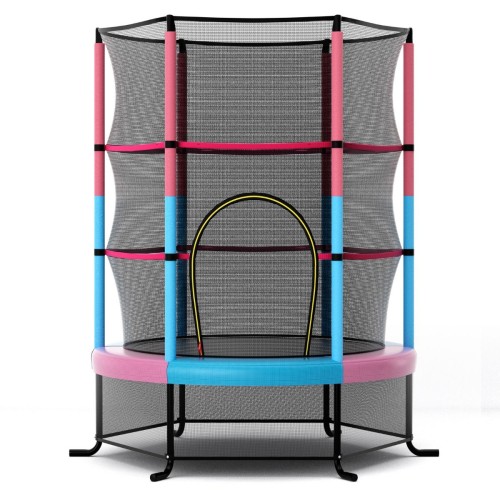 Trampolina ogrodowa z siatką zabezpieczającą Ø165 cm
