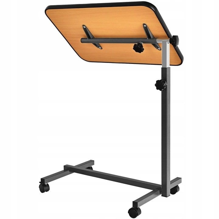 Regulowane biurko stolik pod laptopa na kółkach