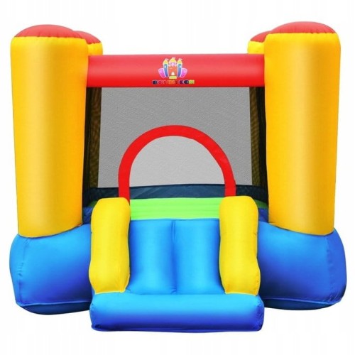 Dmuchany zamek trampolina ze zjeżdżalnią + dmuchawa