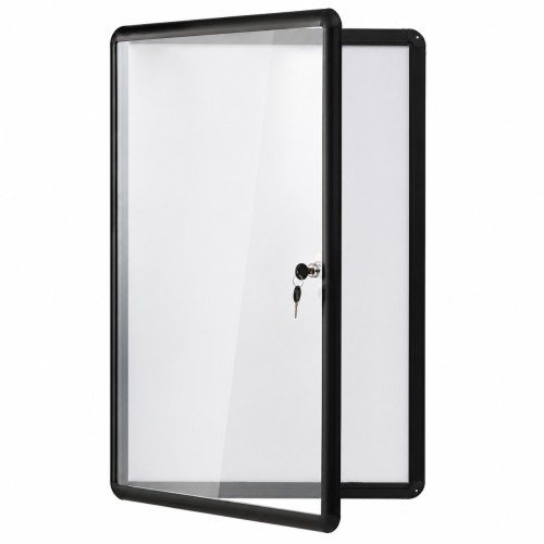 Zamykana witryna informacyjna z magnetyczną tablicą 90x60 cm