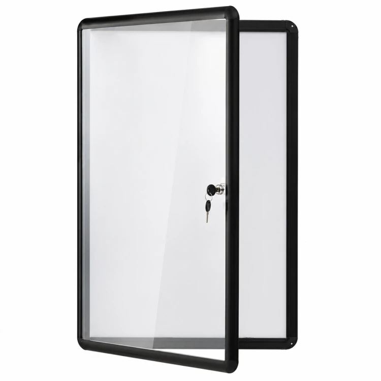 Zamykana witryna informacyjna z magnetyczną tablicą 90x60 cm
