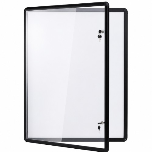 Zamykana witryna informacyjna z magnetyczną tablicą 96x71 cm